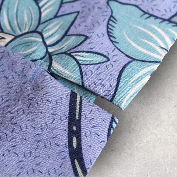 TOMMY BAHAMA 100% Silk Vintage Vines Pant in Lavender Size 14 - Picture 9 of 12